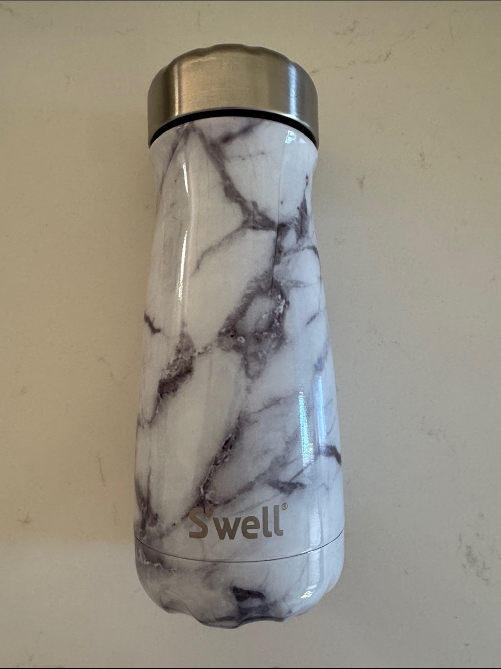 S'well by Starbucks 2017 White Marble Water Bottle 16oz New ✨